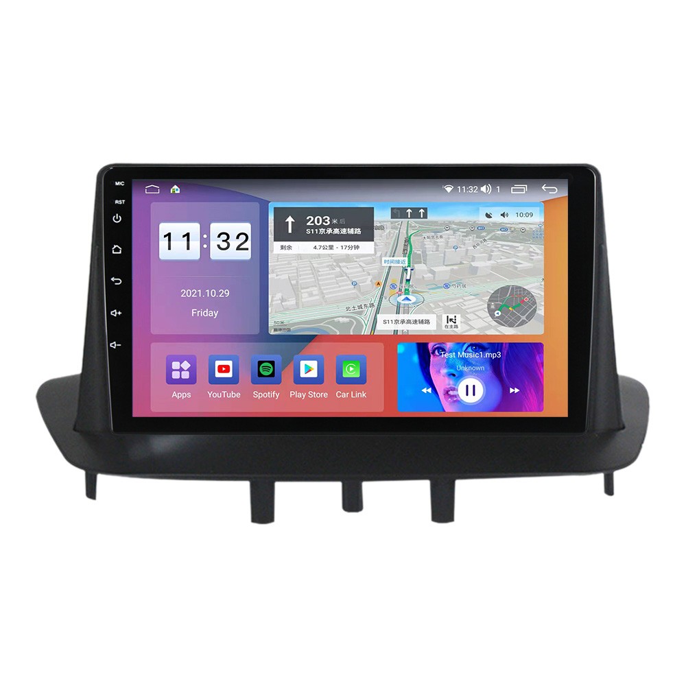 Renault Megane 3 Fluence Multimedia Android fejegység